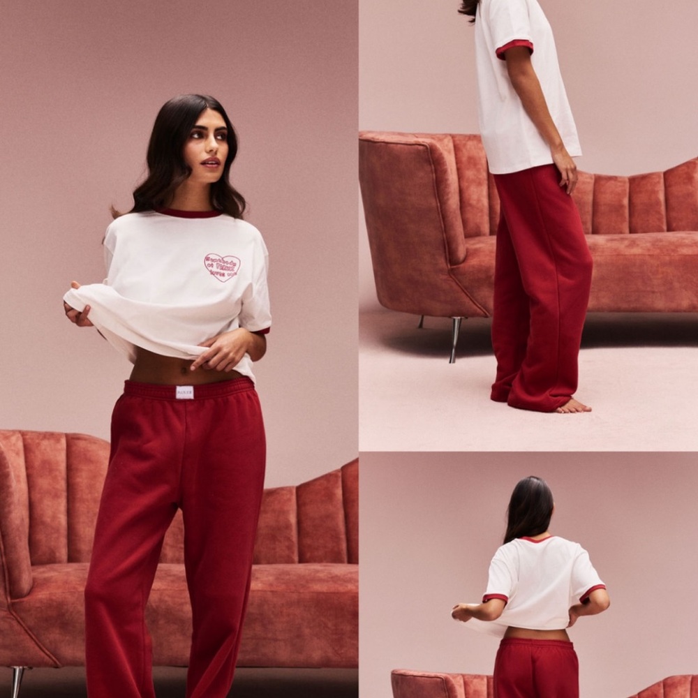 Parke Valentine's Day Boxer Sweatpants | Crimson | SOLD OUT | XL